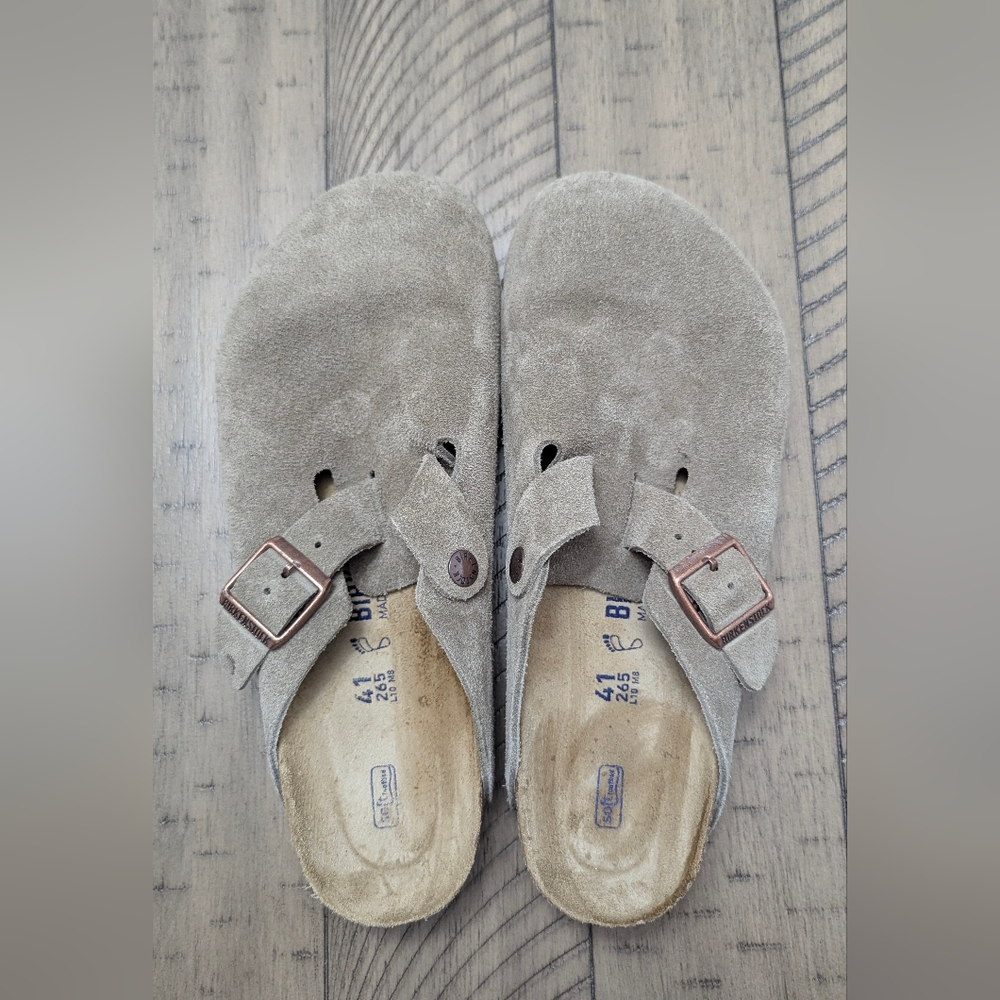 Birkenstock Beige Footbed Sandals